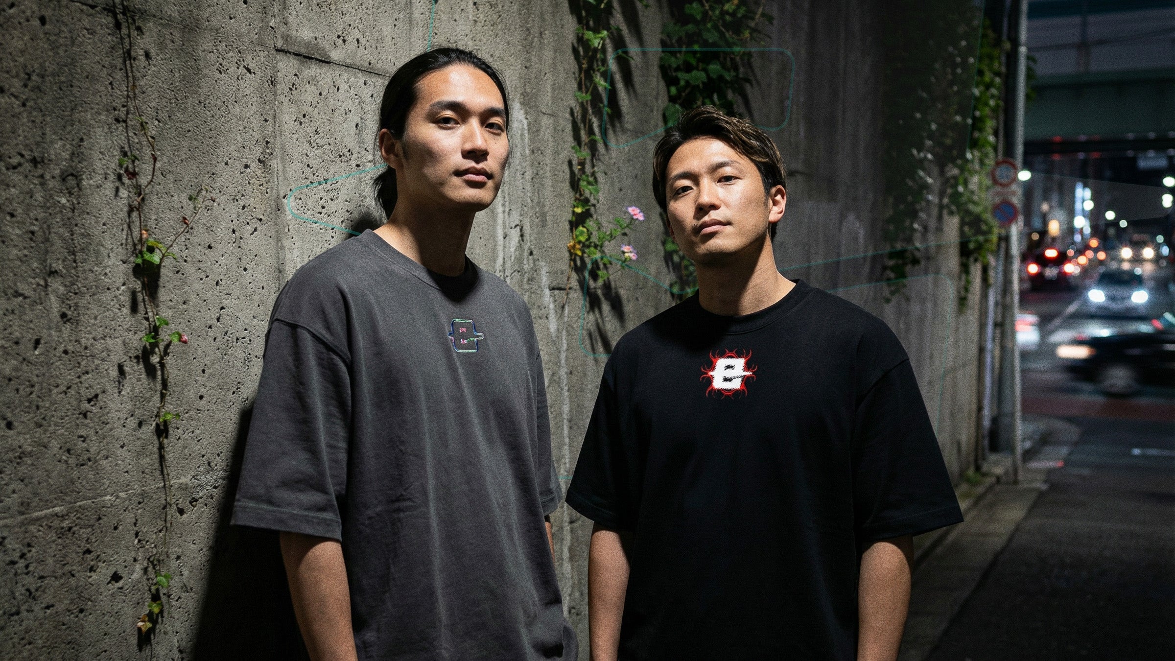 photo shooting outside japanese men